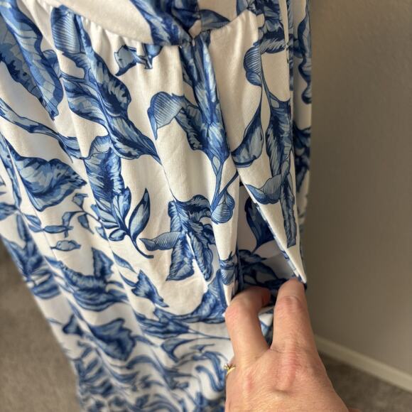 GRACE KARIN Dress Medium Floral Halter Resort Cruise Summer Pockets Sleeveless - Picture 6 of 11